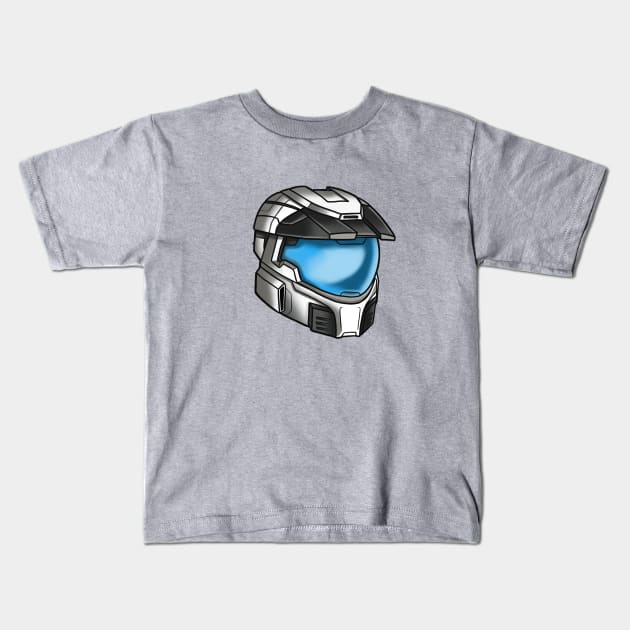 MarkV Helmet Kids T-Shirt by Art by Crystal Fiss 